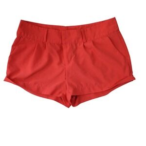 Spacegirlz Coral Shorts Womens Size 13 Bright Orange Casual Lightweight